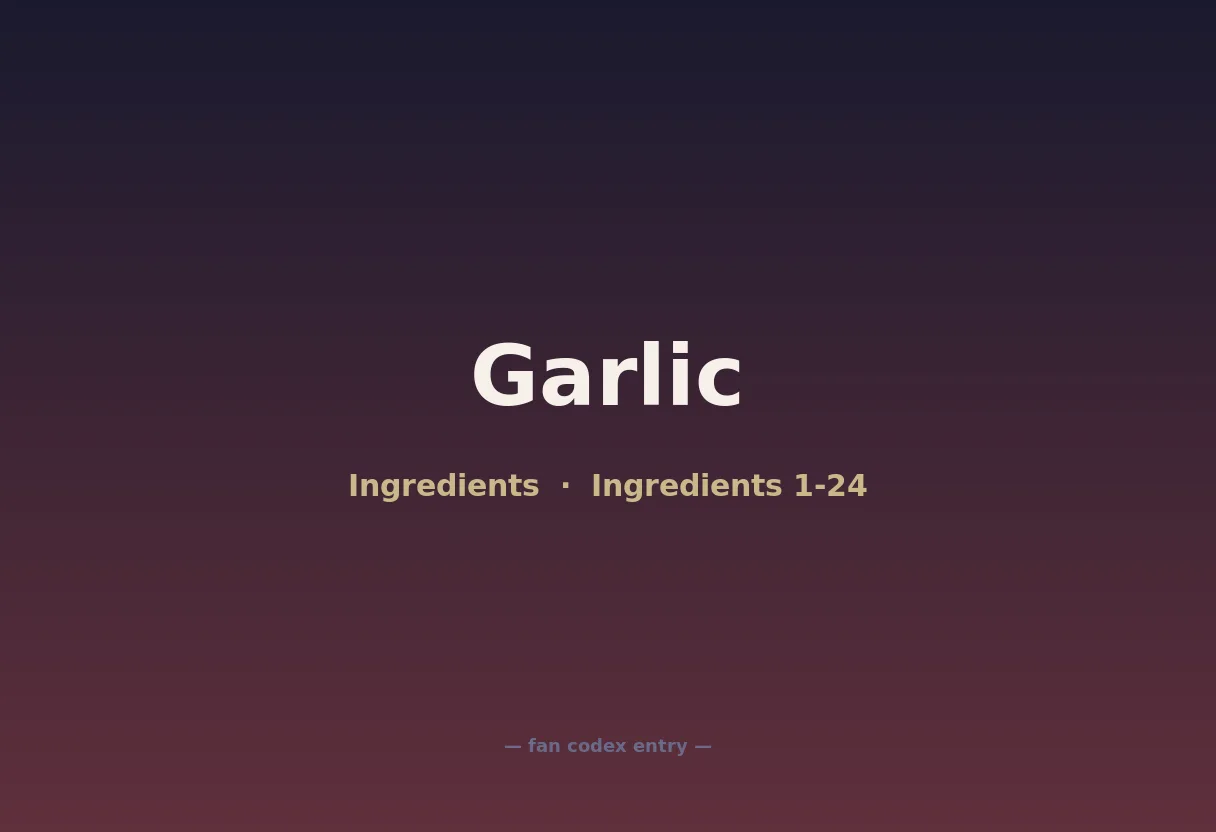 Garlic