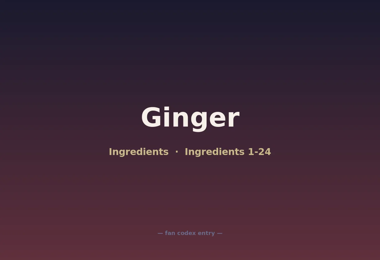 Ginger