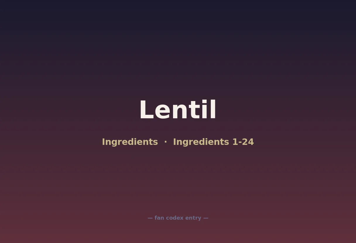 Lentil