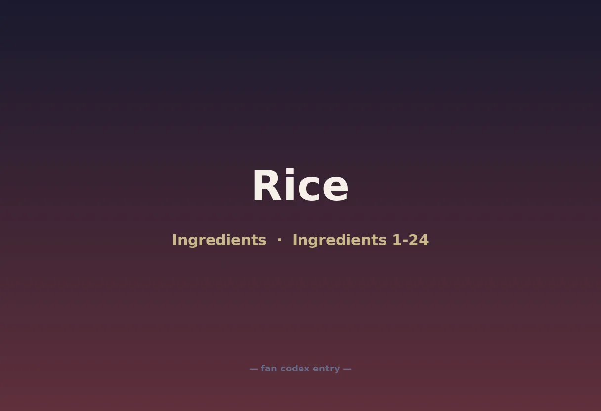 Rice