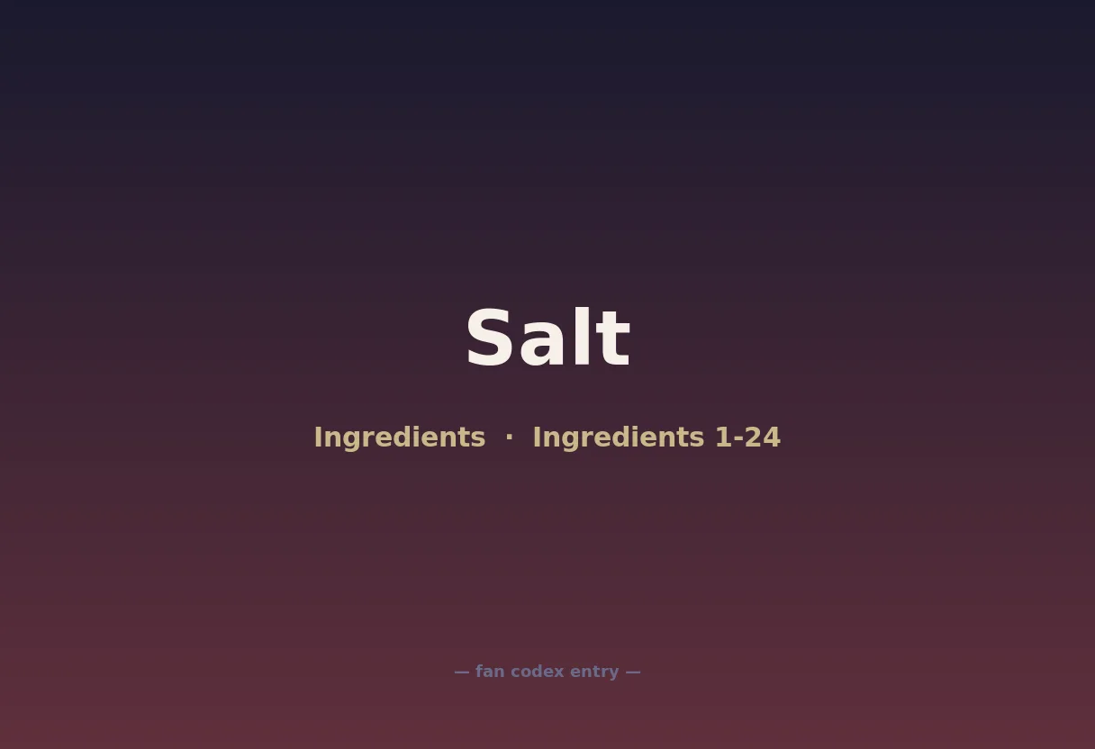 Salt