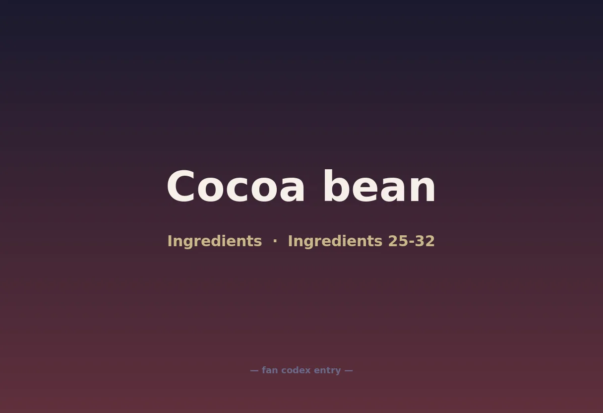 Cocoa bean