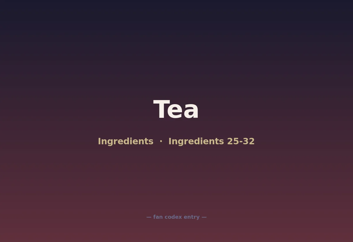 Tea